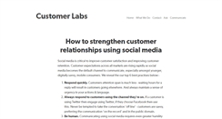 Desktop Screenshot of customerlabs.com