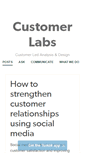 Mobile Screenshot of customerlabs.com